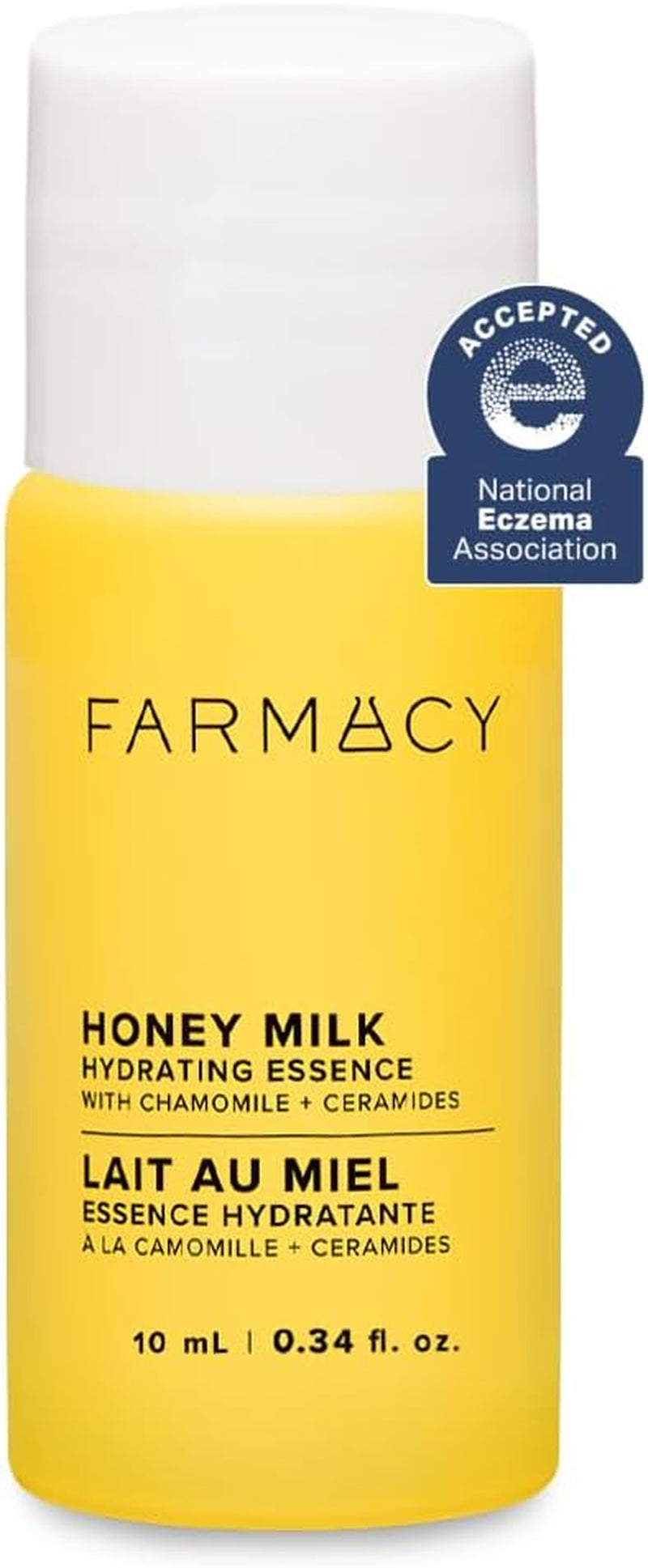 Honey Milk Face Essence - Hydrating Milky Toner with Honey, Ceramides + Chamomile - Helps Strengthen Skin Barrier + Replenish Moisture - Soothing + Calming Skincare (10Ml)