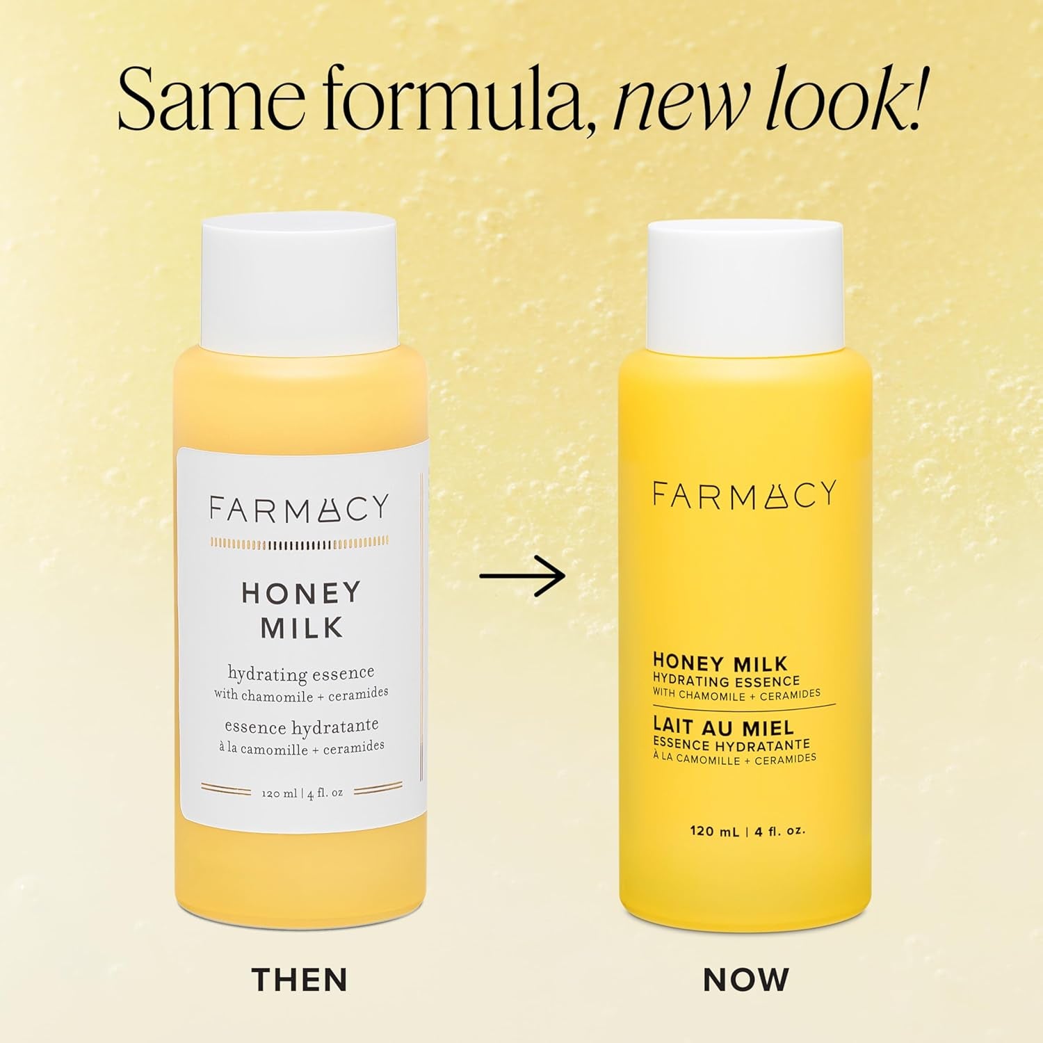 Honey Milk Face Essence - Hydrating Milky Toner with Honey, Ceramides + Chamomile - Helps Strengthen Skin Barrier + Replenish Moisture - Soothing + Calming Skincare (10Ml)